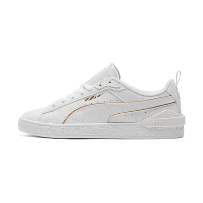 Puma Suede Bloc 'Liquid Metal - White Team Gold'