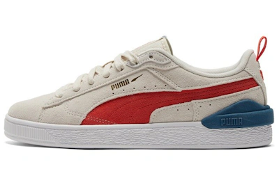 Puma Suede Bloc 'Pristine Cherry Tomato'