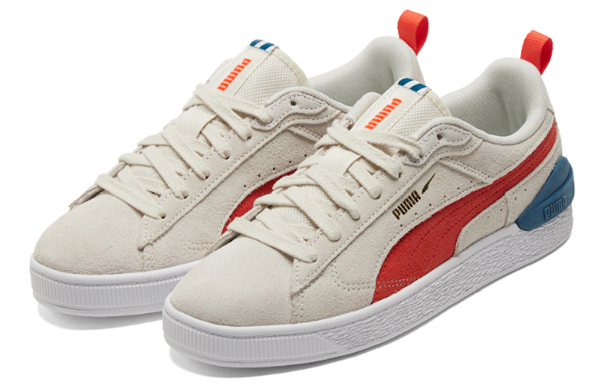 Puma Suede Bloc 'Pristine Cherry Tomato'