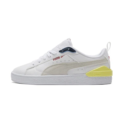 Puma Suede Bloc 'White Yellow Pear'