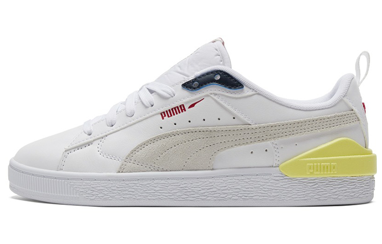 Puma Suede Bloc 'White Yellow Pear' 380705-01