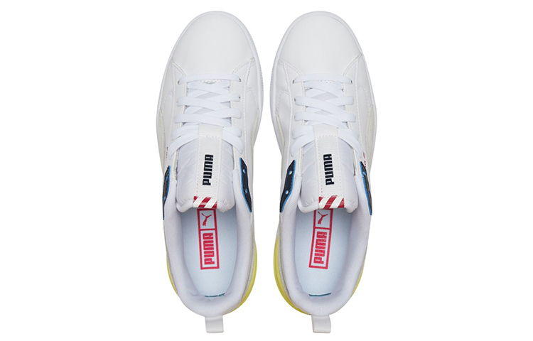 Lookbook Puma Suede Bloc ''Wit Geel Peer'' 380705-01