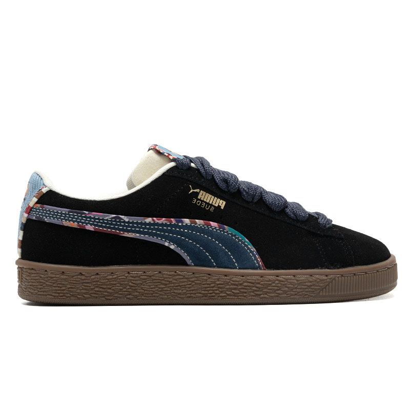 Order 푸마 스웨이드 BZ Emb '블랙 네이비 마지팬 라이트 블루' 399021-01