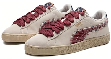 PUMA 百搭舒適簡約 防滑通風 低筒 帆布鞋 男女同款 米白紅 Order PUMA 百搭舒適簡約 防滑通風 低筒 帆布鞋 男女同款 米白紅