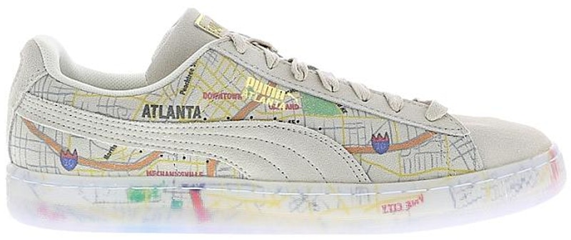 Buy PUMA 絨面布料 舒適搭配 防滑耐磨 低筒 滑板鞋 男女款 白黃色