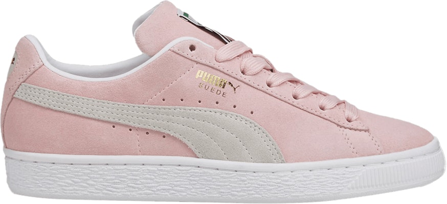 Puma rose top pale suede