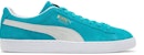Puma Suede Classic 21 'Deep Aqua White' Dalam Warna Biru Aqua dan Putih. 374915-54