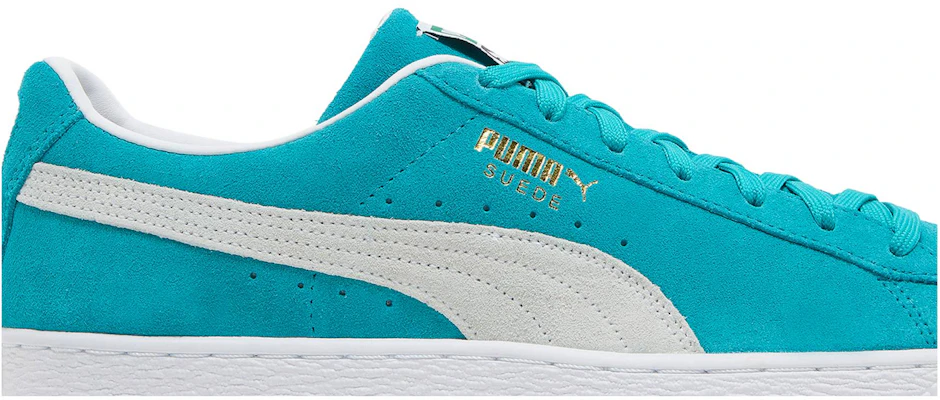 Puma Suede Classic 21 'Deep Aqua White' Dalam Warna Biru Aqua dan Putih. 374915-54 Order Puma Suede Classic 21 'Deep Aqua White' Dalam Warna Biru Aqua dan Putih. 374915-54