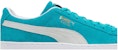 Puma Suede Classic 21 'Deep Aqua White' Dalam Warna Biru Aqua dan Putih. 374915-54