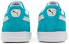 Details for Puma Suede Classic 21 'Deep Aqua White' Dalam Warna Biru Aqua dan Putih. 374915-54