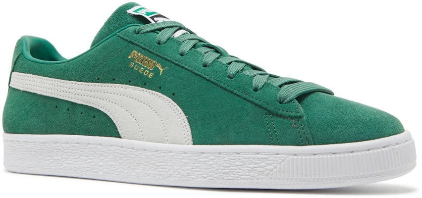 Puma suede 2025 classic green white
