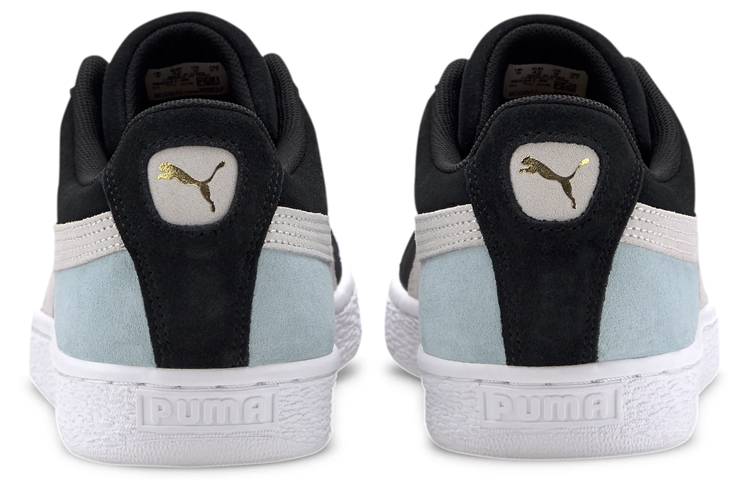 Shop Puma Suede Klasik 'Hitam Aquamarine' 365347-86