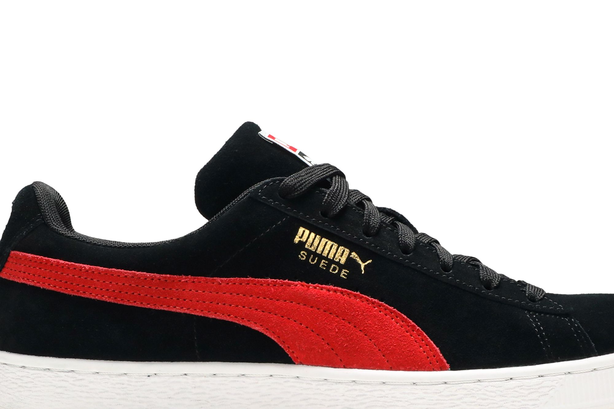 Order Puma Suede Klasik 'Hitam Pita Merah' 365347-49