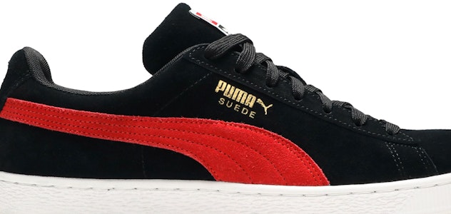 Puma Suede Klasik 'Hitam Pita Merah' 365347-49 Order Puma Suede Klasik 'Hitam Pita Merah' 365347-49