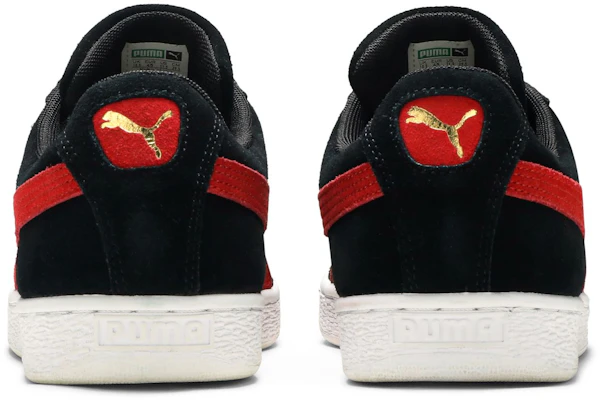 Puma絨面經典黑紅 低筒休閒鞋 Details for Puma絨面經典黑紅 低筒休閒鞋
