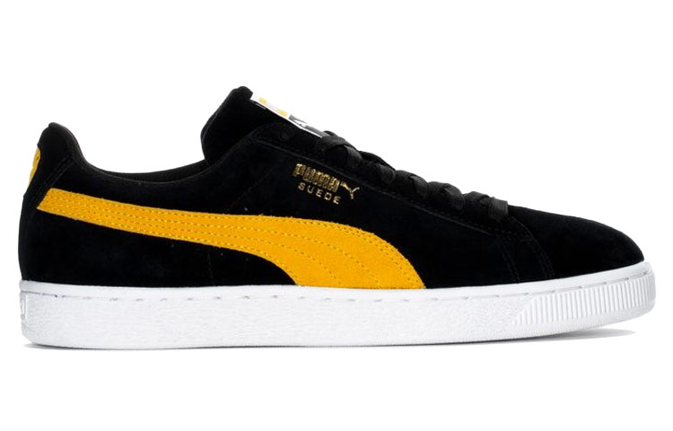Order Sepatu Puma Suede Classic Low-Top Hitam/Kuning 365347-44