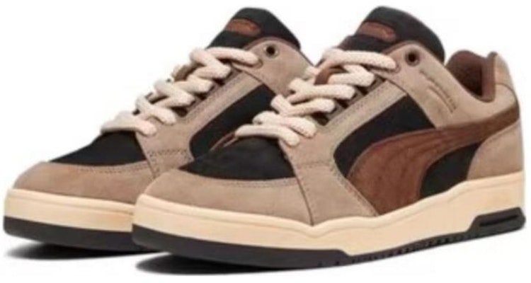 Puma Slipstream Lo Texture Sneakers 'Coklat Hitam' 393131-01 Lookbook Puma Slipstream Lo Texture Sneakers 'Coklat Hitam' 393131-01
