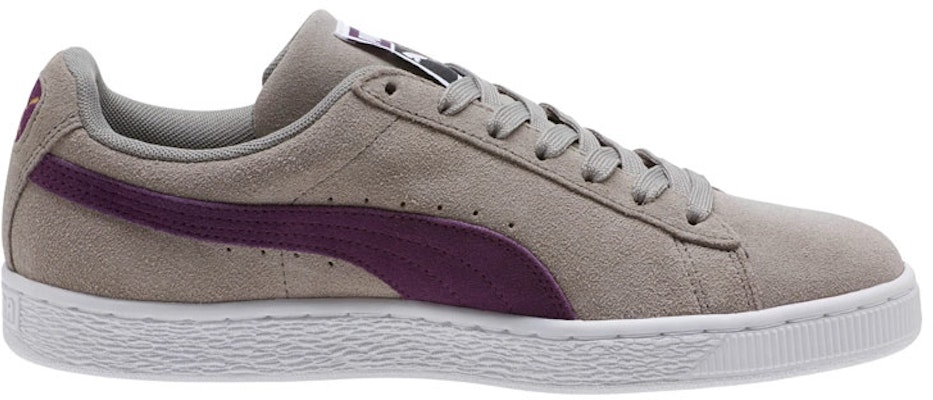 PUMA 絨面經典低筒板鞋 男女通用 灰紫色 Order PUMA 絨面經典低筒板鞋 男女通用 灰紫色