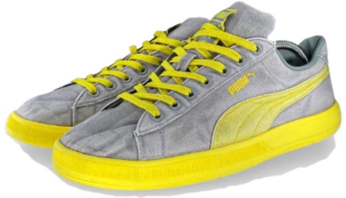 プーマ スウェード クラシック グレー/イエロー 355883-04 Lookbook プーマ スウェード クラシック グレー/イエロー 355883-04
