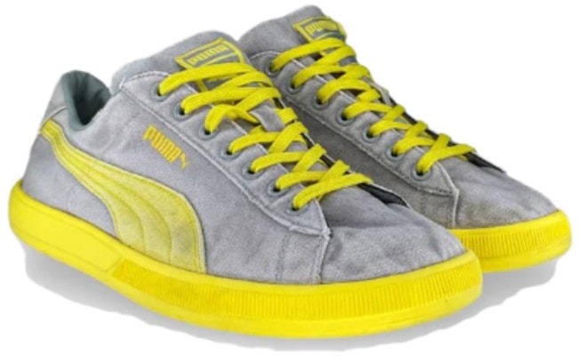 プーマ スウェード クラシック グレー/イエロー 355883-04 Shop プーマ スウェード クラシック グレー/イエロー 355883-04