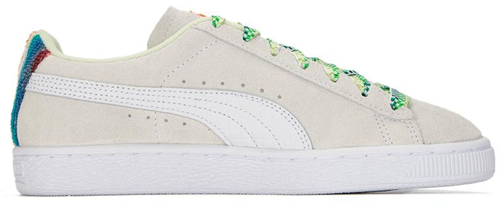 Puma Suede Klasik Just For Fun 'Putih Hijau' 390503-01 Order Puma Suede Klasik Just For Fun 'Putih Hijau' 390503-01