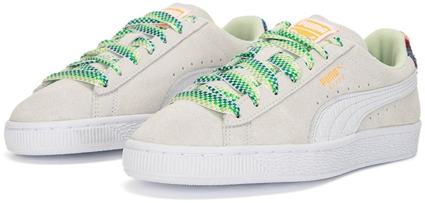 Puma Suede Klasik Just For Fun 'Putih Hijau' 390503-01 Lookbook Puma Suede Klasik Just For Fun 'Putih Hijau' 390503-01