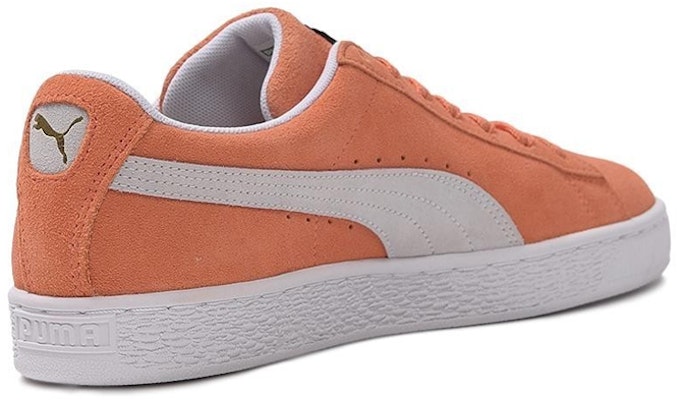 Puma Suede Classic 耐磨防滑 低筒休閒板鞋 淺橙色 Lookbook Puma Suede Classic 耐磨防滑 低筒休閒板鞋 淺橙色