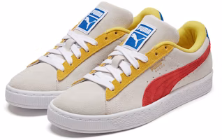 PUMA Suede Classic 輕便 低筒 平底鞋 男女款 白黃色 Lookbook PUMA Suede Classic 輕便 低筒 平底鞋 男女款 白黃色