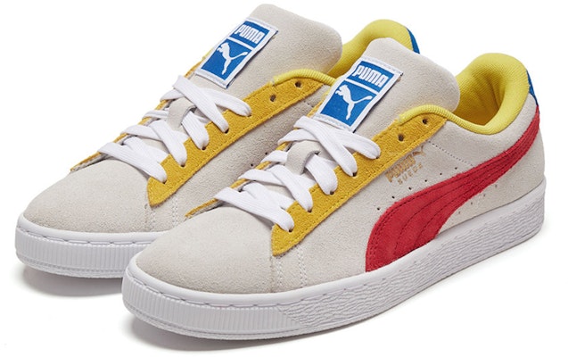 Puma Suede Classic 'White Gray Red' 365347-89 Lookbook Puma Suede Classic 'White Gray Red' 365347-89