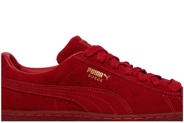 (學齡版)Puma Suede Classic 'Mono Gold - Barbados Cherry' 381470-01 Order (學齡版)Puma Suede Classic 'Mono Gold - Barbados Cherry' 381470-01