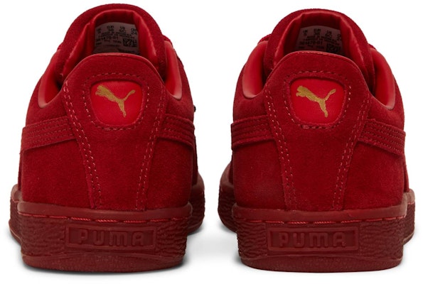 (學齡版)Puma Suede Classic 'Mono Gold - Barbados Cherry' 381470-01 Details for (學齡版)Puma Suede Classic 'Mono Gold - Barbados Cherry' 381470-01