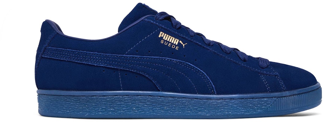 푸마 스웨이드 클래식 '모노 골드 - 일렉트로 블루' 381468-02 Buy 푸마 스웨이드 클래식 '모노 골드 - 일렉트로 블루' 381468-02