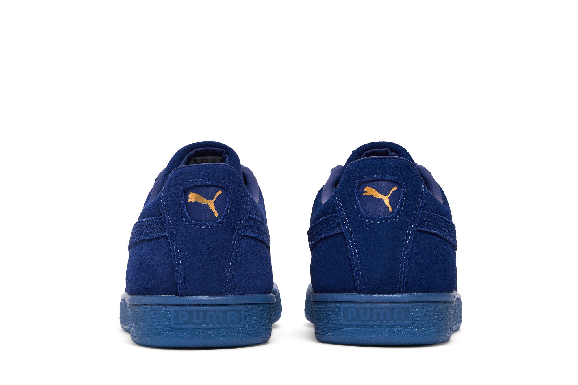 Details for Puma Suede Classic 'Mono Gold - Elektro Blue' 381468-02