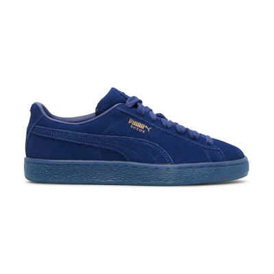 (GS) Puma Suede Classic 'Mono Gold - Elektro Blue'
