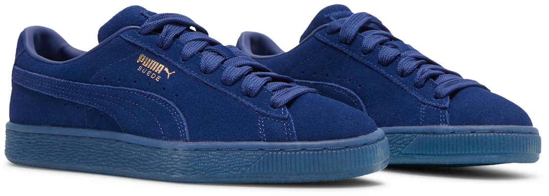 (Sekolah Dasar) Puma Suede Klasik 'Emas Mono - Biru Elektro' 381470-02 Cheap (Sekolah Dasar) Puma Suede Klasik 'Emas Mono - Biru Elektro' 381470-02