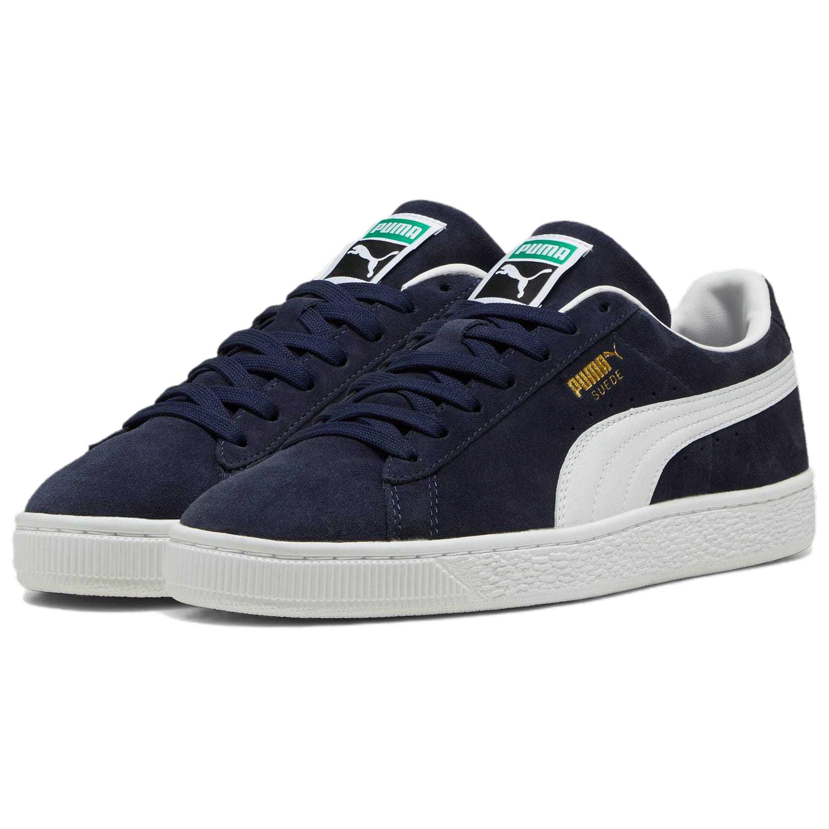 Shop 푸마 스웨이드 클래식 네이비 화이트 (Puma Suede Classic 네이비 화이트) 399781-03