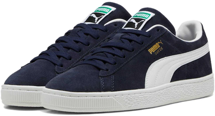 푸마 스웨이드 클래식 네이비 화이트 (Puma Suede Classic 네이비 화이트) 399781-03 Shop 푸마 스웨이드 클래식 네이비 화이트 (Puma Suede Classic 네이비 화이트) 399781-03