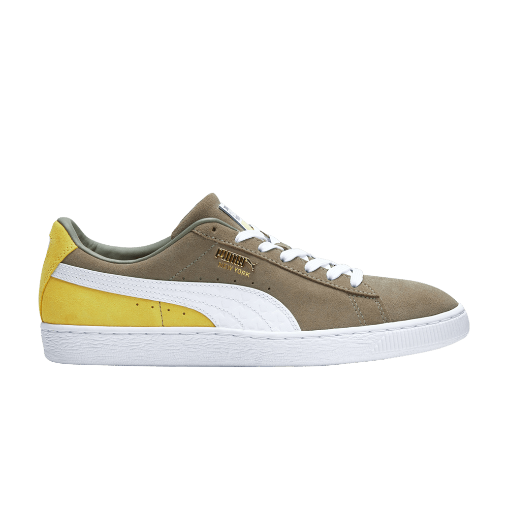 Buy プーマ スエード クラシック NYC旗艦オリーブイエロー 375549-02