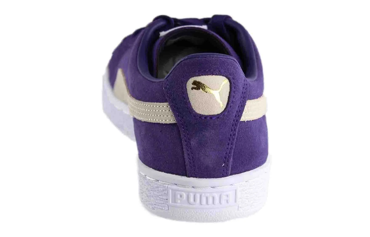 Shop Puma 絨面經典 紫 老爹鞋