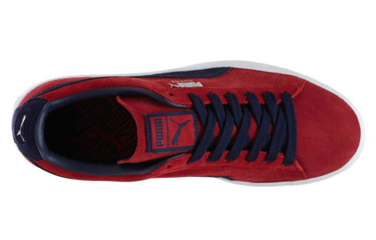 Shop 彪马麂皮经典款 '红' 356568-97