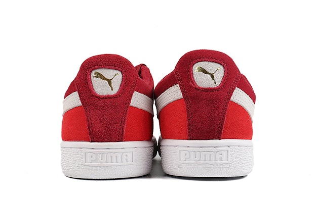 푸마 스웨이드 클래식 루바브 레드 슈즈 365347-71 Shop 푸마 스웨이드 클래식 루바브 레드 슈즈 365347-71