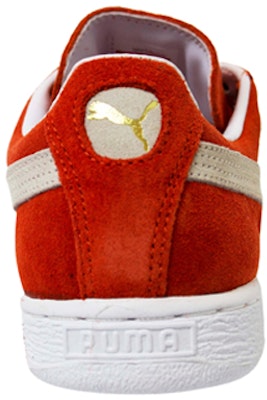 Puma Suede Classic 輕便透氣 低幫休閒板鞋 紅灰色 Lookbook Puma Suede Classic 輕便透氣 低幫休閒板鞋 紅灰色