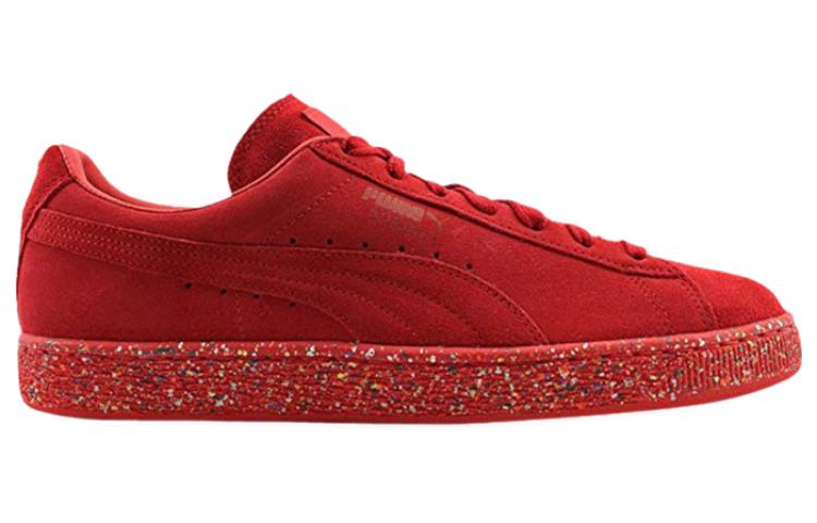 Order 彪马经典翻毛皮鞋 '泼墨红' 362814-01