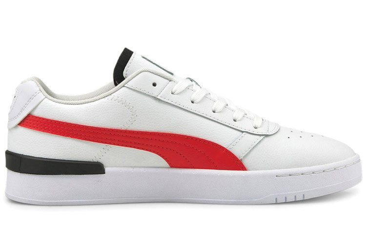 Puma Unisex Clasico Sneakers White/Red/Black 圖 2
