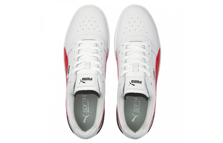 Puma Unisex Clasico Sneakers White/Red/Black 圖 3