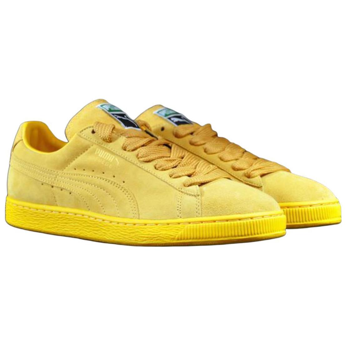 Lookbook プーマ スウェード クラシック イエロー (Puma Suede Classic Yellow) 352634-18