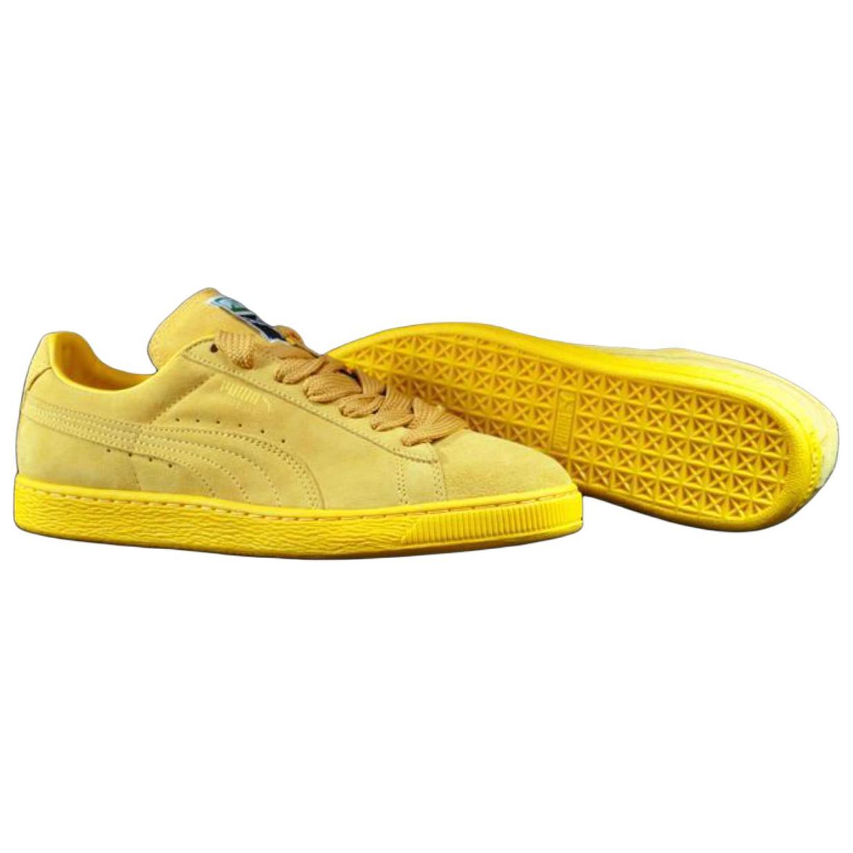 Shop プーマ スウェード クラシック イエロー (Puma Suede Classic Yellow) 352634-18