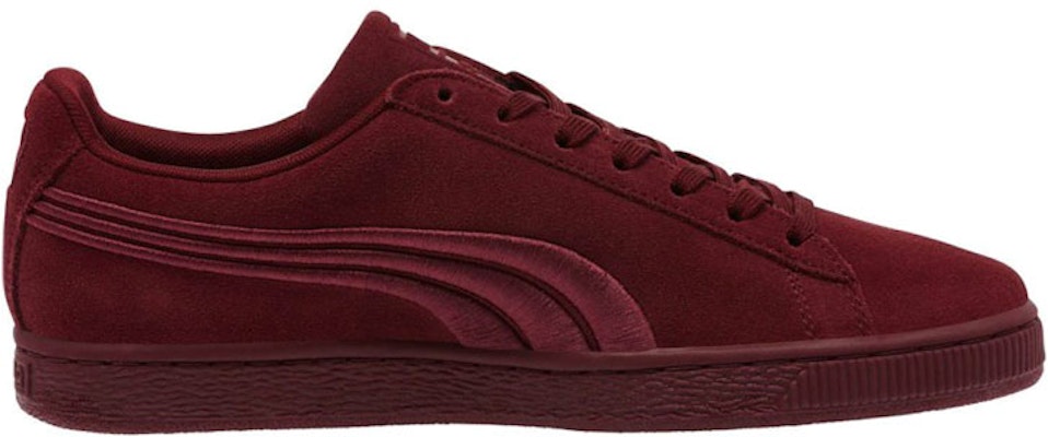 Puma Suede Klasik Lencana 'Merah Gelap' 362594-09 Order Puma Suede Klasik Lencana 'Merah Gelap' 362594-09