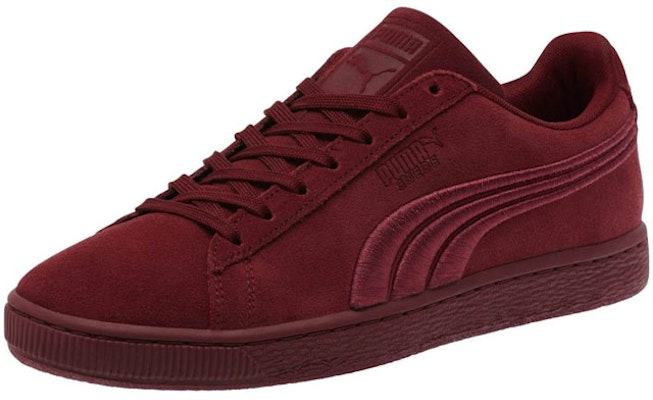 Puma Suede Klasik Lencana 'Merah Gelap' 362594-09 Lookbook Puma Suede Klasik Lencana 'Merah Gelap' 362594-09