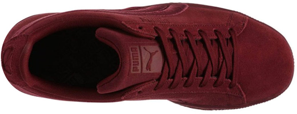 Puma Suede Klasik Lencana 'Merah Gelap' 362594-09 Shop Puma Suede Klasik Lencana 'Merah Gelap' 362594-09